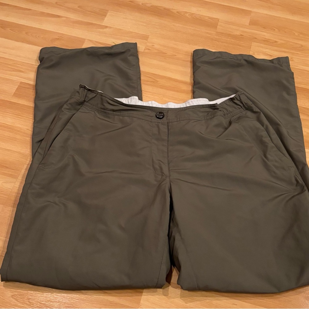 Lole Olive Green Insulated‎ Track Pants